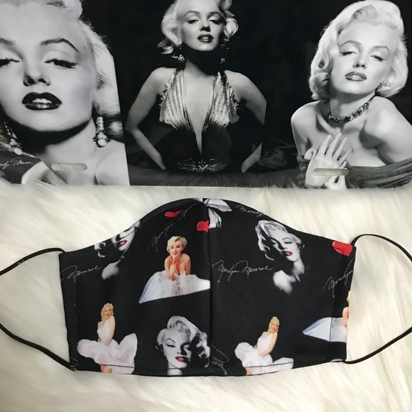 Handmade | Accessories | Marilyn Monroe Face Mask Wfilter | Poshmark